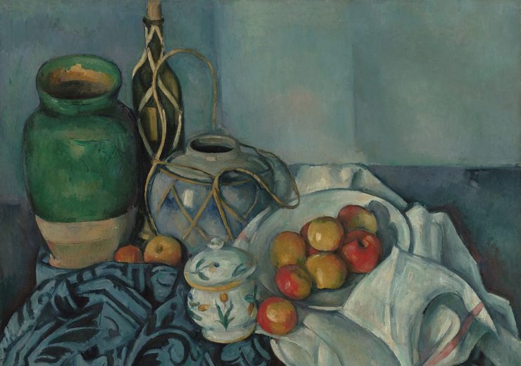Painting: "Still Life With Apples" by Paul Cézanne