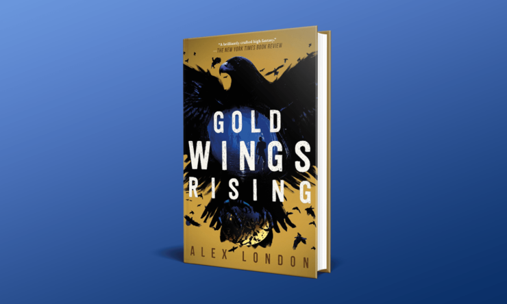 book cover: Gold Wings Rising