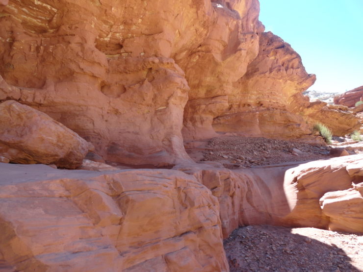 Photo of Little Wild Horse Canyon in Southern Utah, which served as inspiration for the chasms of the Shattered Plains. 