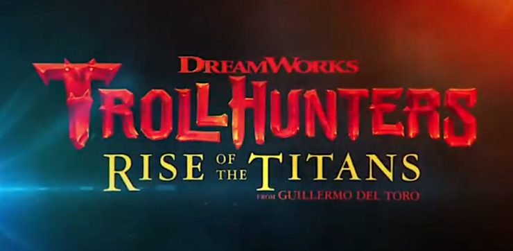 Trollhunters Rise of the Titans movie logo