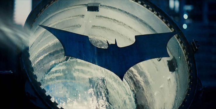 Batman Begins Bat Signal