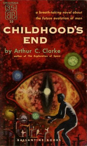 Book cover of Childhood's End by Arthur C Clarke