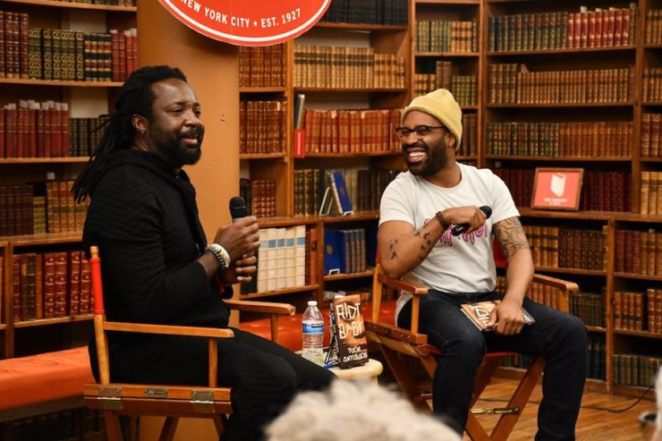 Tochi Onyebuchi and Marlon James at The Strand