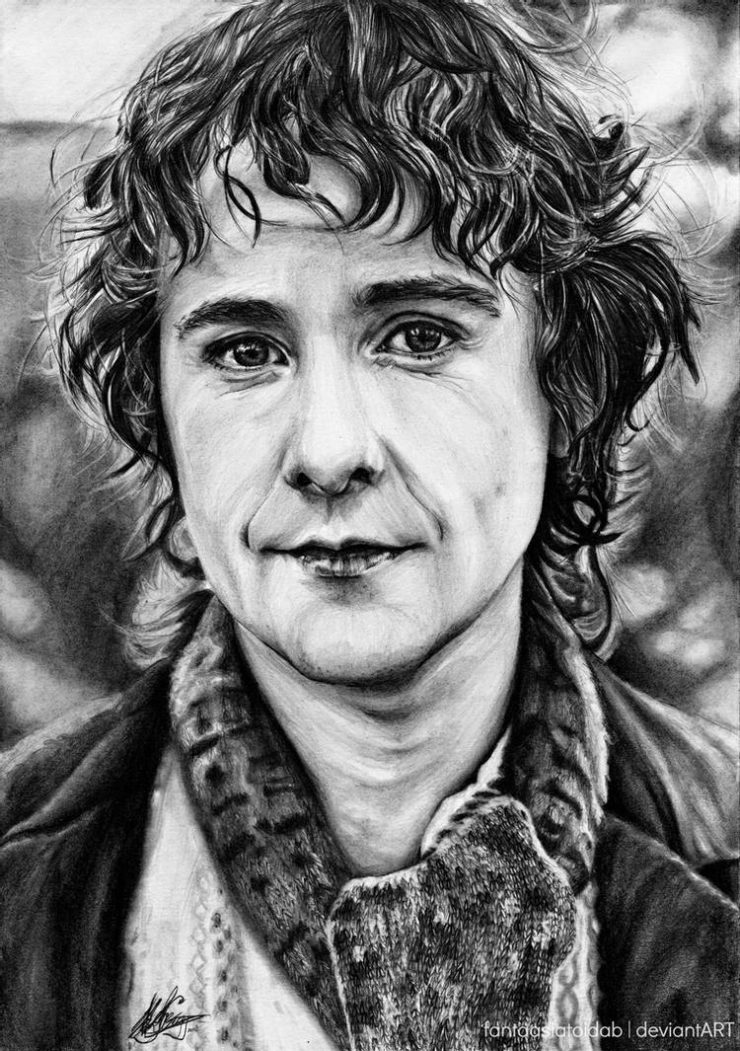 portrait of a hobbit