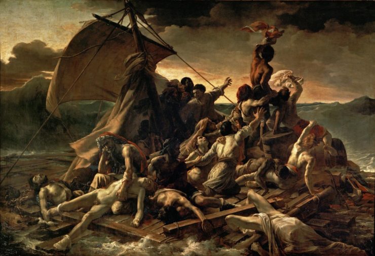Painting of "The Raft of the Medusa" by Théodore Géricault