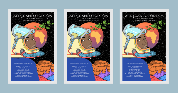 Cover for Africanfuturism anthology