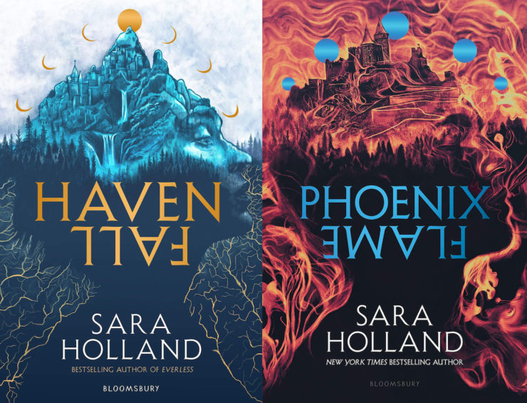 Havenfall and Phoenix Flame by Sara Holland