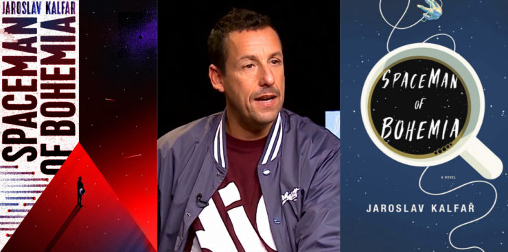 Adam Sandler and the cover of Spaceman of Bohemia