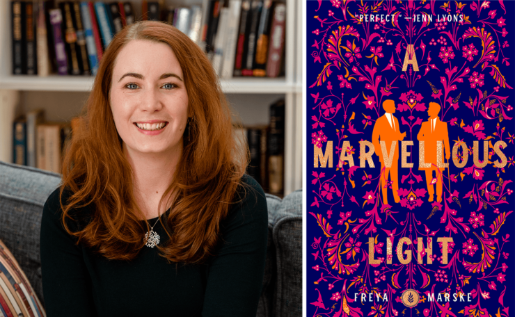 Revealing the cover of A Marvellous Light by Freya Marske