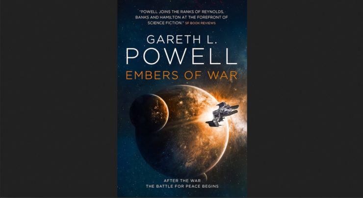 Embers of War cover, Gareth L Powell