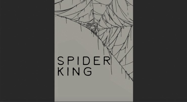 Spider King cover for Serial Box by Justin Key