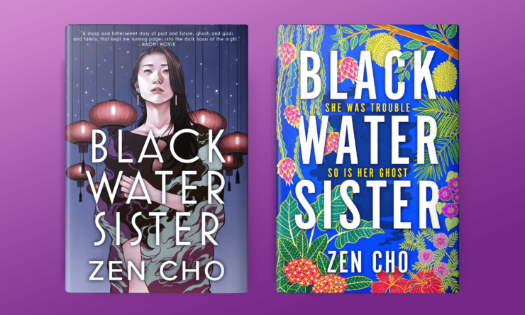 Black Water Sister by Zen Cho US and UK covers
