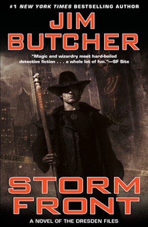 Book cover of Storm Front by Jim Butcher
