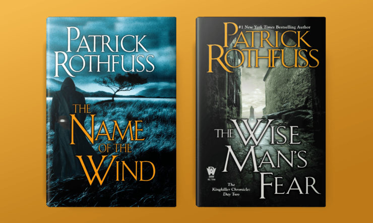 The Kingkiller Chronicle books by Patrick Rothfuss