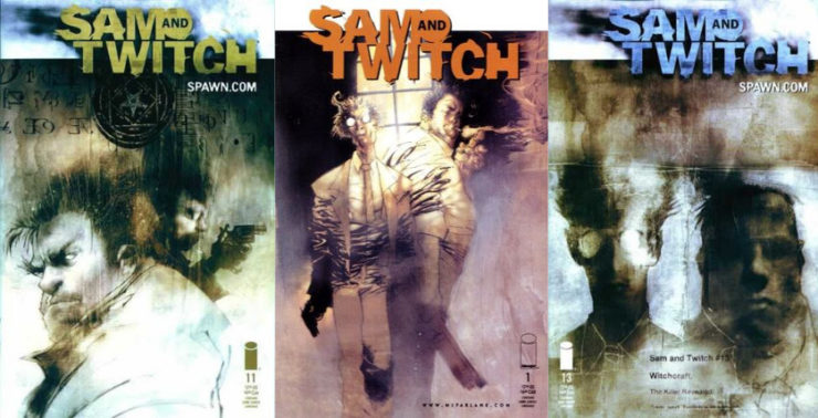 Sam and Twitch comics covers