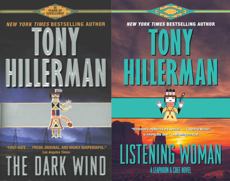 Tony Hillerman novels, The Dark Wind and Listening Woman