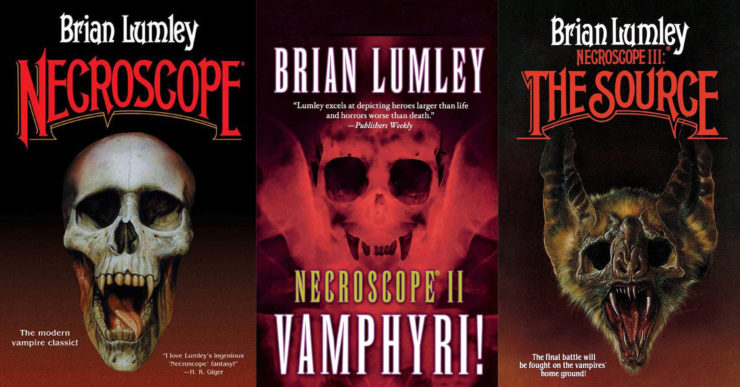covers for Brian Lumley's Necroscope series