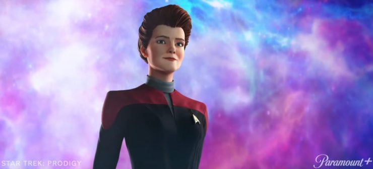 Star Trek Prodigy, Janeway hologram