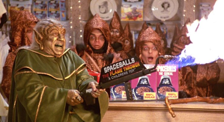 Spaceballs the flamethrower and other merchandising