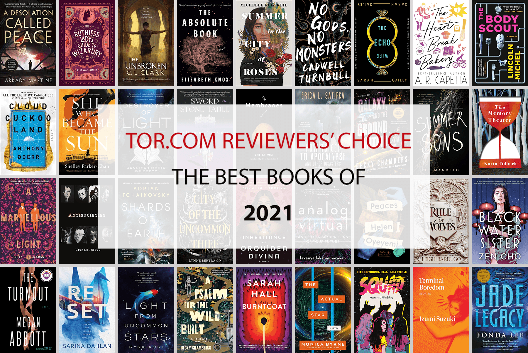 Tor.com Reviewers' Choice: The Best Books of 2021 - Reactor
