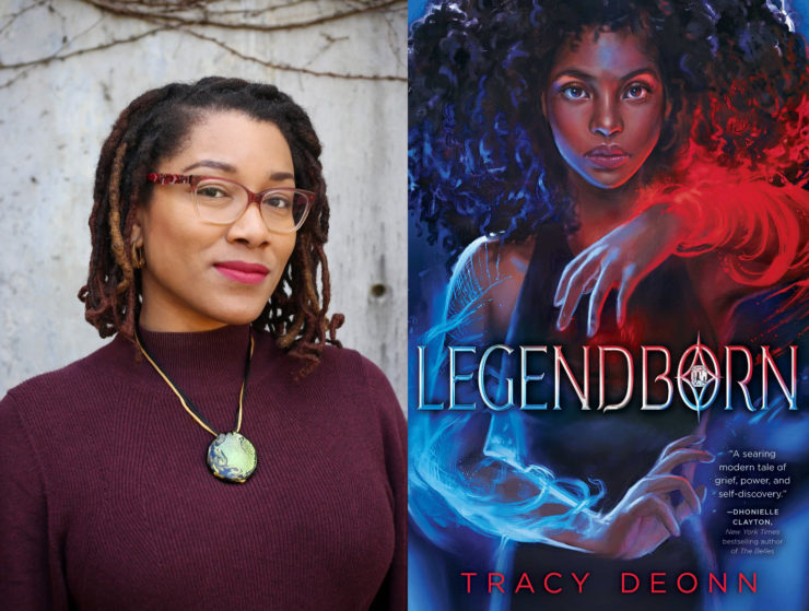 Tracy Deonn and cover of Legendborn