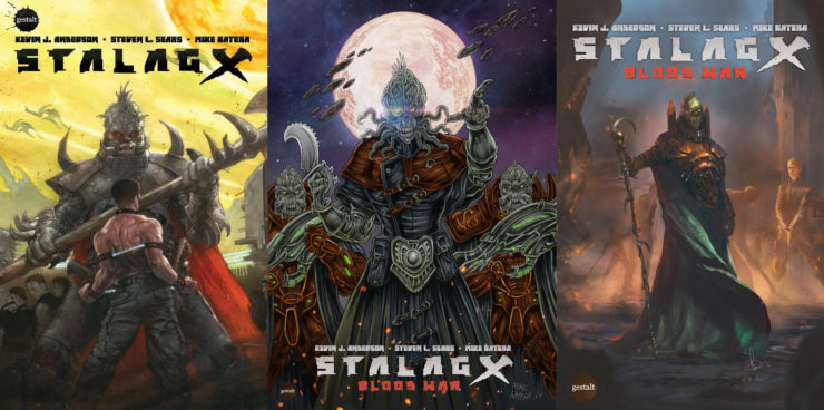 Stalag-X comic covers