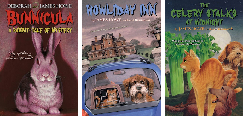 Covers of three books from the Bunnicula series