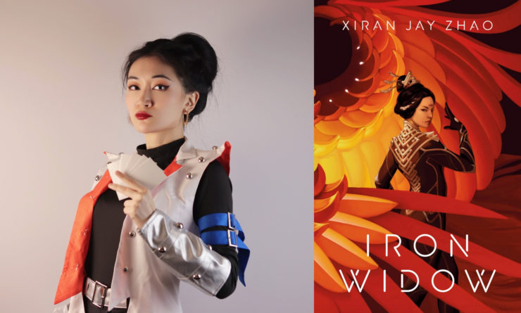 Iron Widow cover, Xiran Jay Zhao author photo