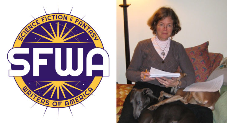Sfwa Logo and Robin McKinley