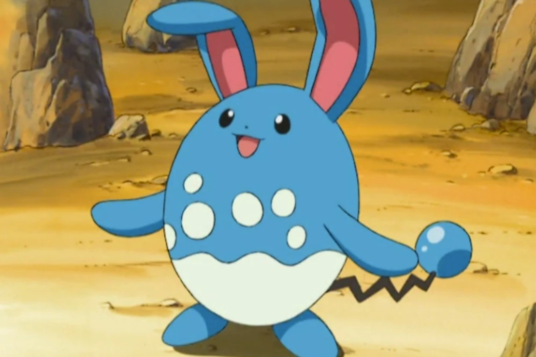 Image of Azumarill, a blue rabbit-like Pokemon
