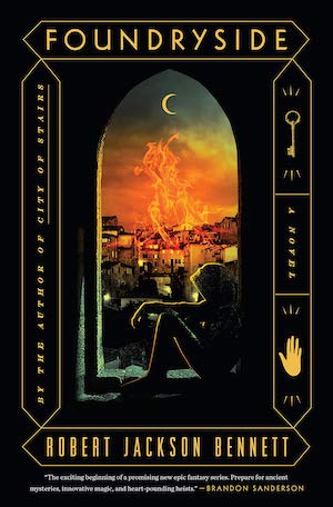 Book cover of Foundryside by Robert Jackson Bennett