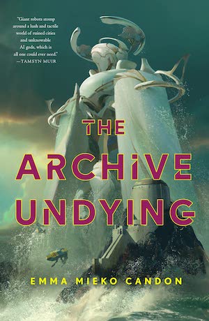 Book cover of The Archive Undying by Emma Mieko Candon