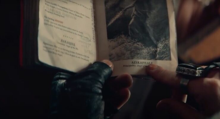 Good Omens 2, the book Furfur refers to in order to find the spelling of Aziraphale's name