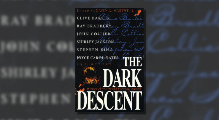 Book cover of The Dark Descent horror anthology