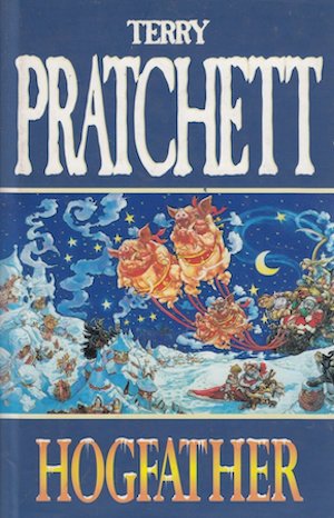 Book cover of Hogfather by Terry Pratchett