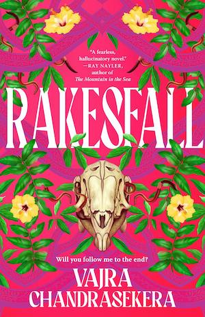 Book cover of Rakesfall by Vajra Chandrasekera