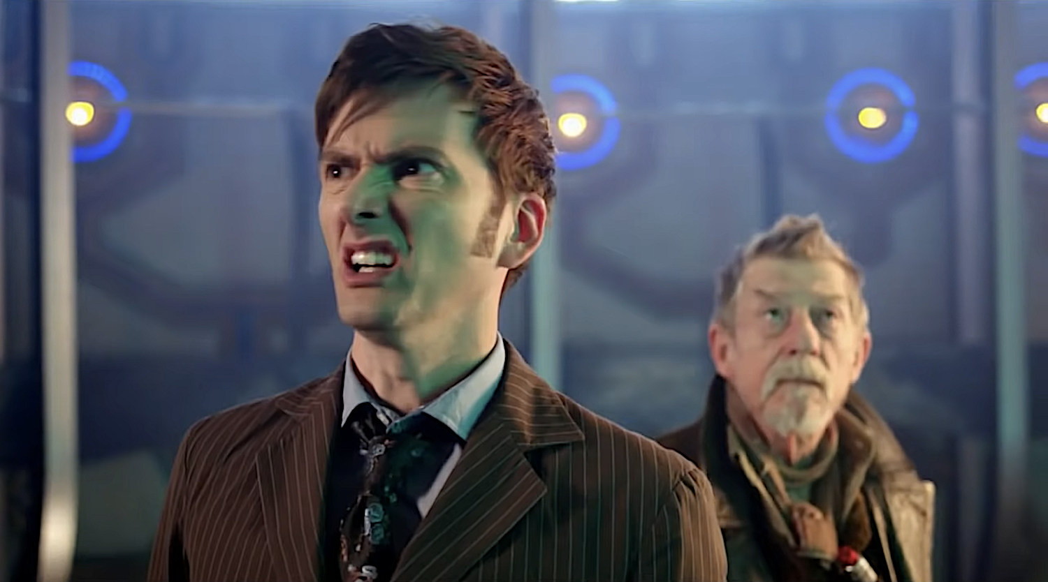 Screencap of "You've redecorated! I don't like it." from Doctor Who episode The Day Of The Doctor