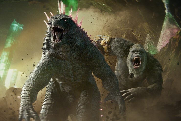 Godzilla and Kong, hanging out