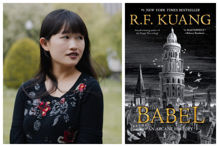 R.F. Kuang and Babel cover