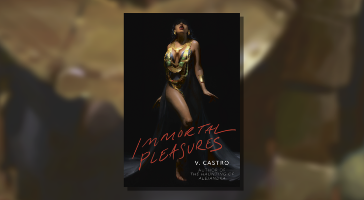 Cover of Immortal Pleasures by V. Castro