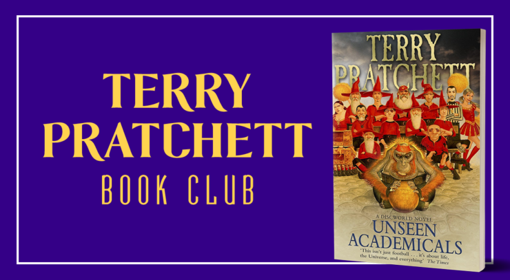 Cover of Unseen Academicals by Terry Pratchett.