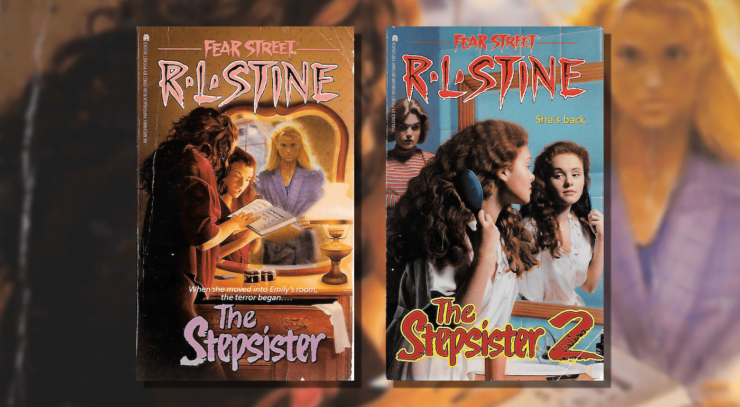 Book covers of RL Stine's The Stepsister and The Stepsister 2