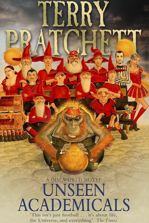 Cover of Unseen Academicals by Terry Pratchett.
