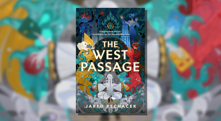 Book cover of Jared Pechaček's The West Passage