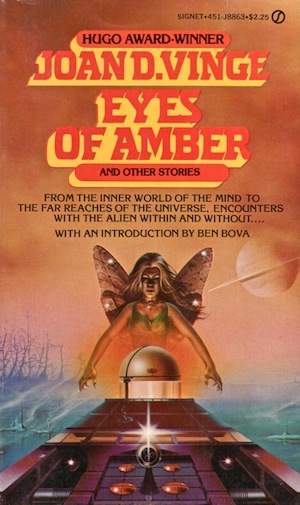 Book cover of Eyes of Amber and Other Stories by Joan D. Vinge