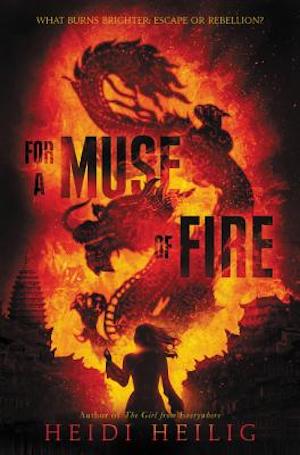 Book cover of For a Muse of Fire by Heidi Heilig