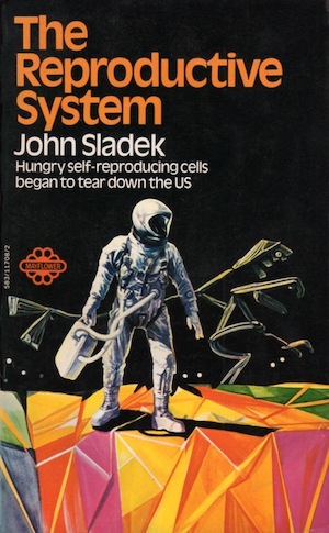 Book cover of The Reproductive System by John Sladek