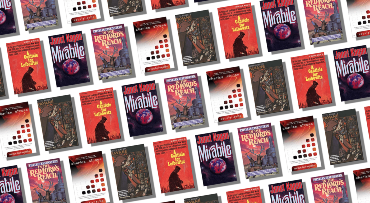 Book covers of five "fix-up" science fiction novels