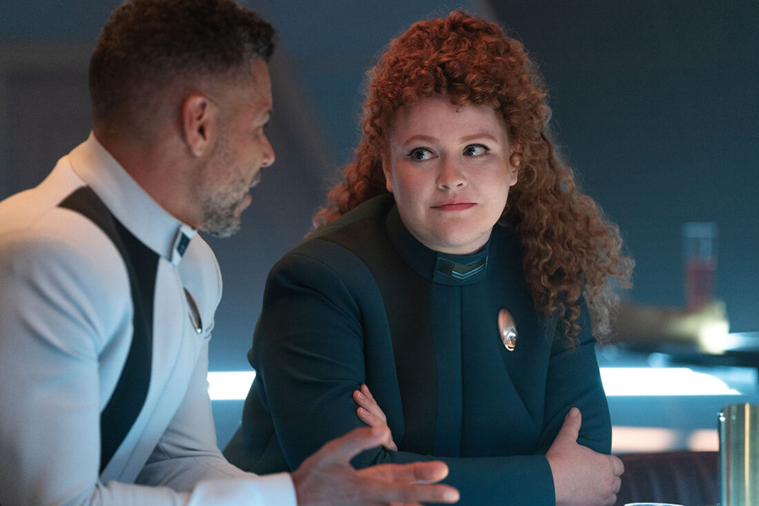 Culber and Tilly in a scene from Star Trek: Discovery "Mirrors"