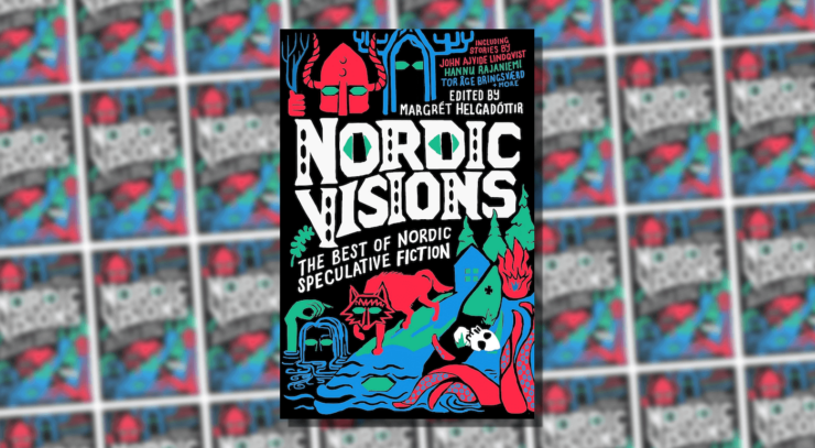 Book cover of the SFF anthology Nordic Visions
